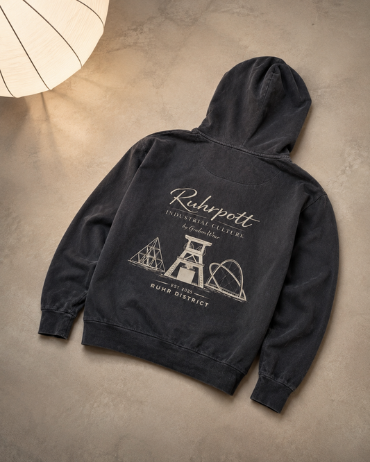 FEIERABEND – Oversize Hoodie | Kohlestaub